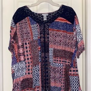 Lightweight summer plus size top